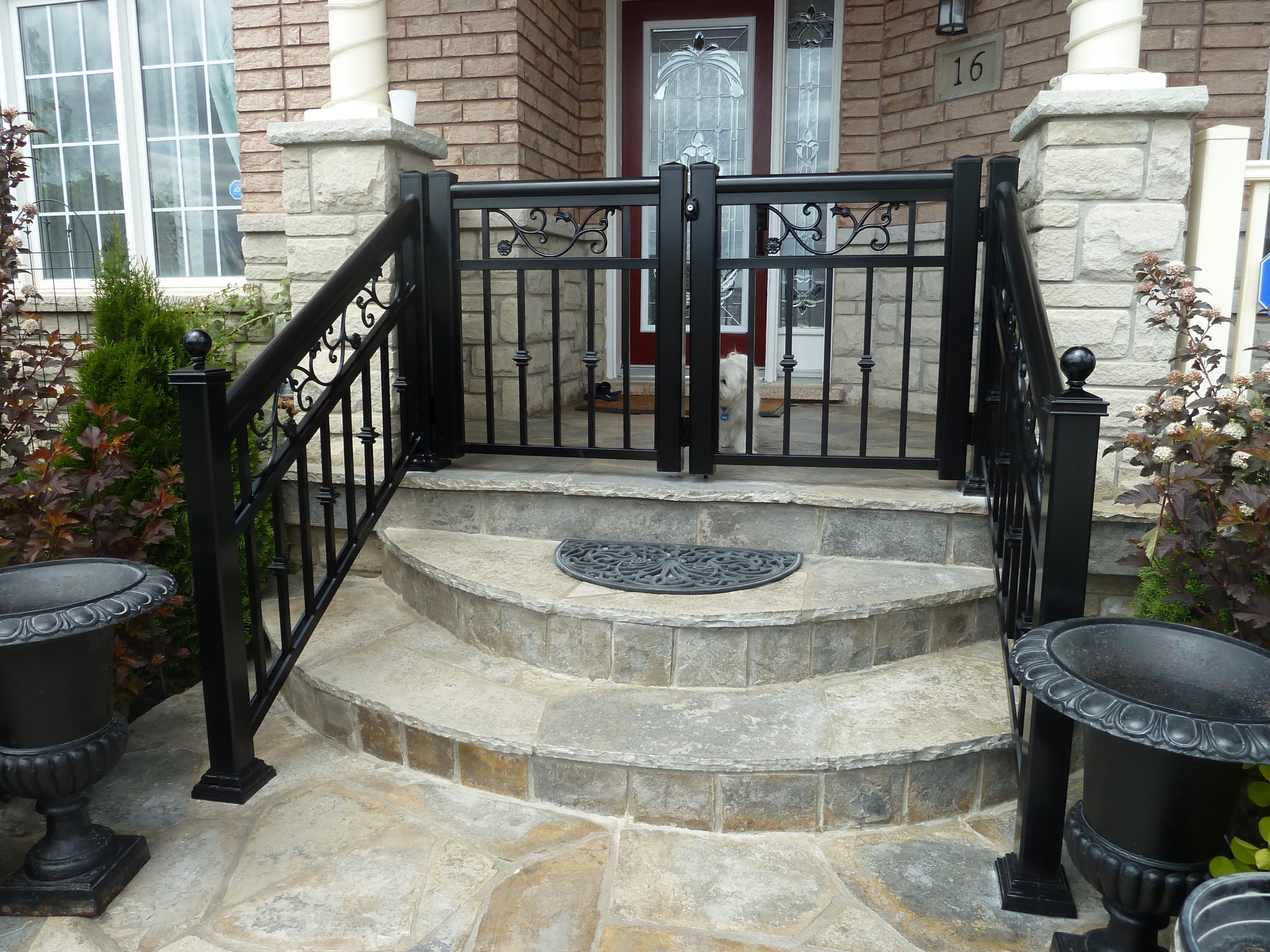 Railings and gate